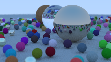 Ray tracing in Nim on WSL